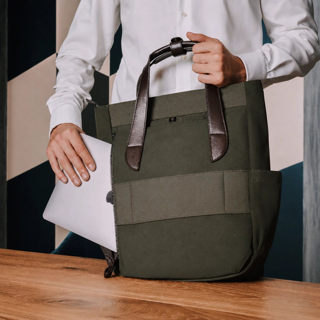Shopper Zaino Verde