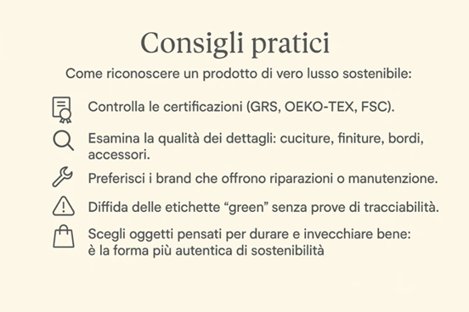 Tipps nachhaltiger Luxus Stilema